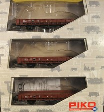 COFFRET DE 3 WAGONS PLATS