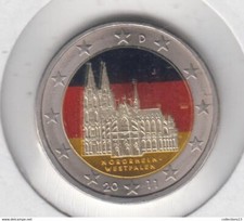 ALLEMAGNE - 2 euros 2011 (cathedrale de Cologne)(atelier J)(colorisé
