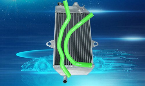 Aluminum radiator green - aluminum,