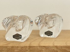 Paire de Bougeoir en Cristal