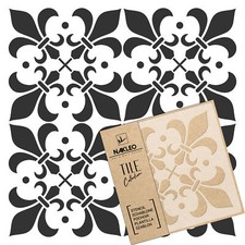 ALMADA Pochoir en PLASTIQUE réutilisable pour tuiles // Géométrique Marocain