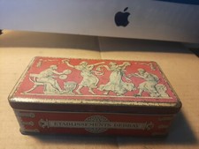 Ancienne boite en tôle lithographiée établissements Debray -