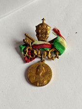 ANCIENNE BARETTE BROCHE DU VATICAN VIERGE MARIE STATUE JESUS CHRIST