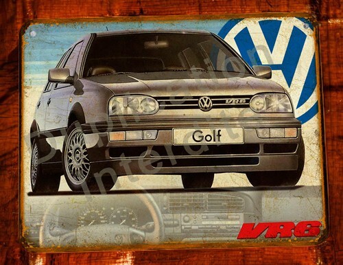 Plaque métal vintage - plaque, vw
