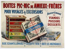 CONSERVES AMIEUX FrèRES Rewg-POSTER HQ 45x60cm d'une AFFICHE VINTAGE