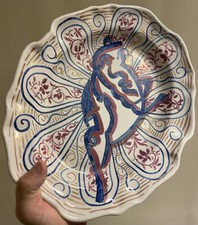 Faïence XIXeme Sud Ouest Vaisselle Ancienne Varages Moustiers Plat Blanc