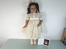 Poupée d'artiste Ruth Treffeisen poupée en porcelaine 75 cm. Excellent état