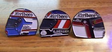 3  PIN'S CASQUE F1 Alain Prost, Alesi & G.Berger