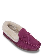 Pantoufle De Mocassin En Daim