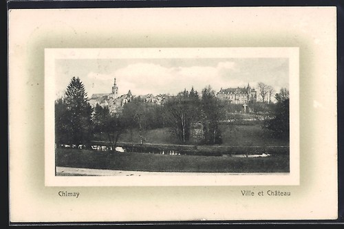 Cpa chimay ville - ville, château
