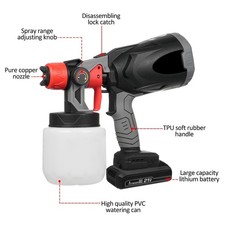 800W Electric Paint Sprayer Paint Latex Paint Spraying Machine 38000RPM