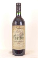  lussac saint-émilion château la fleur terrin  rouge 1989 - bordeaux