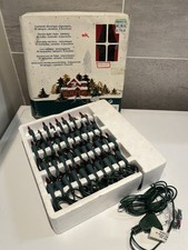 Ancienne Guirlande électrique 80 lampes, Rouge. + Boîte. Jamais Servi.