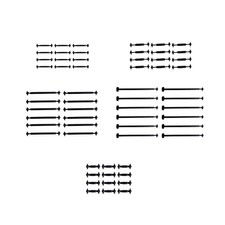 Bielles de modèle de Train à
