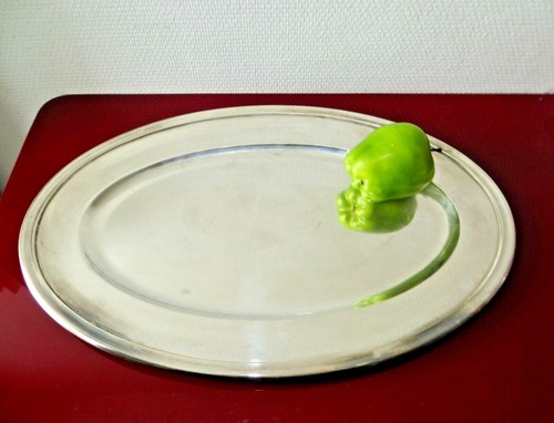 Ancien plat ovale - , en