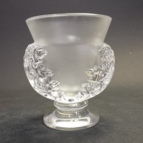 Lalique vase saint - saint-cloud, en