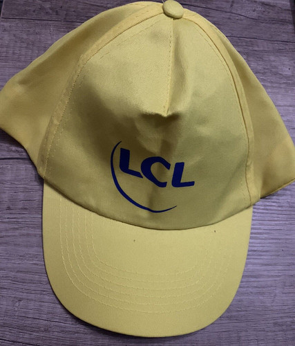 Casquette jaune lcl - jaune,