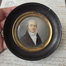 Portrait MINIATURE Peint