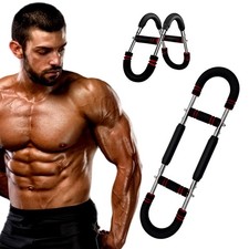 Haltère de flexion réglable Power Twister avec double ressort en forme de U -...