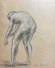 Nu, dessin original du sculpteur Ary Bitter.