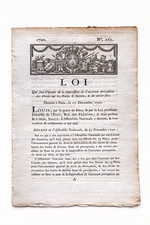 LOUIS XVI – Loi 1790 Dijon