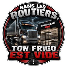Sticker routier humour - routier,