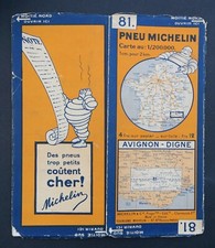 Carte MICHELIN old map n° 81