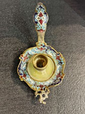 bougeoir à main bronze