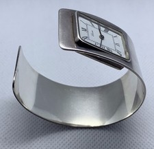 Montre Bracelet Façon Jonc En Argent 925