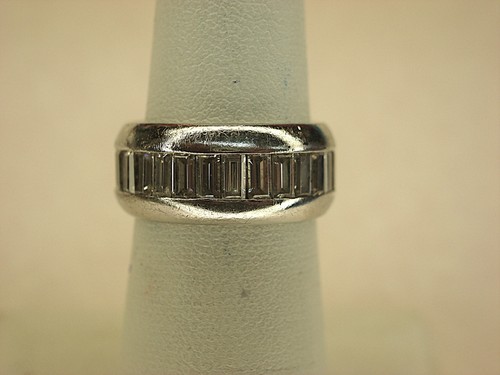 Sterling silver band ring - sterling,