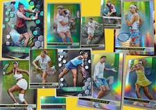 TENNIS collection - TOPPS Chrome Graphite NUMBERED REFRACTOR AQUA (cartes cards)