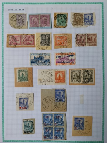 Tunisie lot timbre