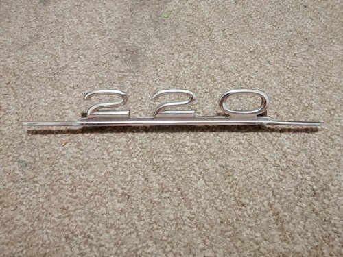 Mercedes 220 sigle monogramme - 220,