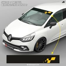 Pare-soleil sunstrip aufkleber compatible Clio Twingo Megane RS Captur Kangoo
