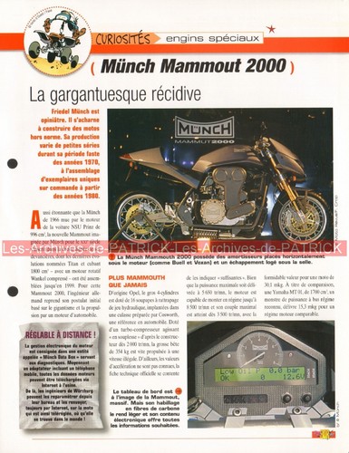 Münch mammouth 2000 mammut - mammouth,