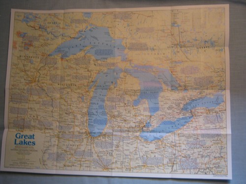 Great lakes map the making - great,