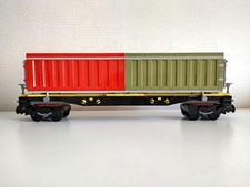 LEGO City Train MOC / Custom Double 40' containers flat car with pdf instruction