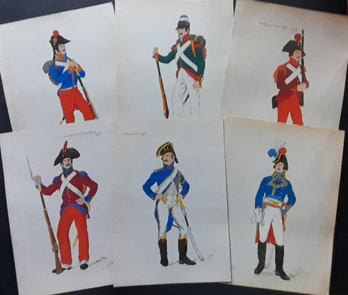 Boisselier lot 6 grandes - h.,