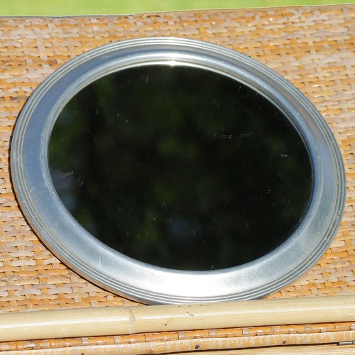 Plateau miroir dessous plat - plateau, de