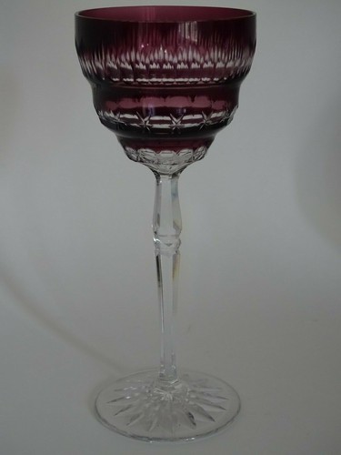 Ancien verre vin art deco - a,