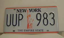 Réplique plaque d'immatriculation américaine - New York - 31 x 16 cm
