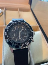 Chronographe GUIONNET HYDRO MASTER 200m PARFAIT ETAT PLONGEUSE DIVER