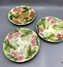 3 Assiettes plates anciennes