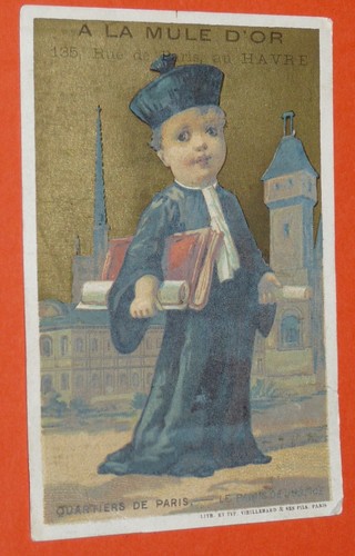 Chromo 1890 1900 - chromo, mule