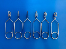 LOT DE 6 PINCE A ESCARGOT INOX