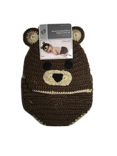 Hand crocheted hat and - hand, diaper