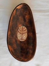 Art Juif, Assiette Chandelier à 7 branches 