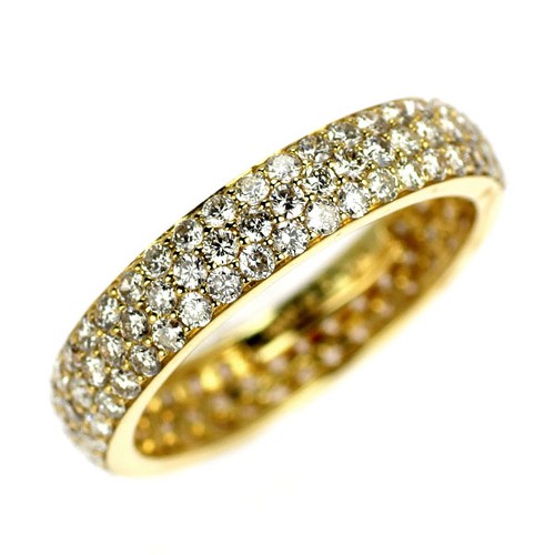 Bague diamant k18yg ct - diamant, 1,17