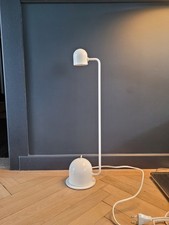 Lampe de bureau vintage articulée laquée blanc 