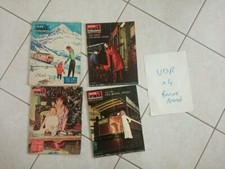 1950/1970-special bonne annee/joyeux noel-lot 4 revues "La vie du rail" sncf!